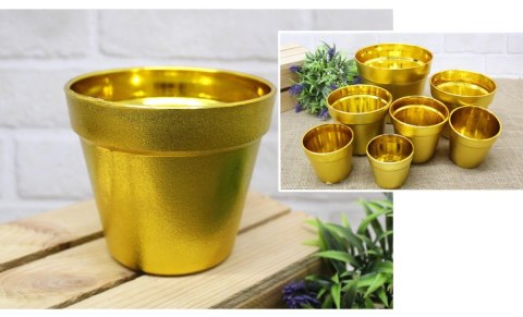 Osłonka dekoracyjna ZŁOTA plastik 18x15 cm XGC-118 Osłonka dekoracyjna ZŁOTA plastik 18x15 cm XGC-118