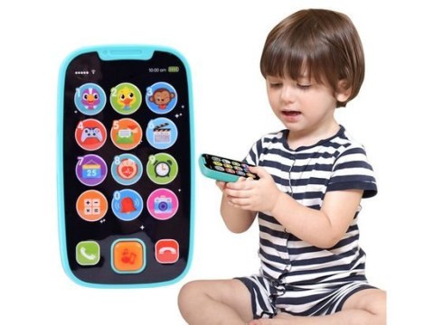 Pierwszy TELEFON dla dziecka na baterie NIEBIESKI | ZA2831 NI Pierwszy TELEFON dla dziecka na baterie NIEBIESKI | ZA2831 NI