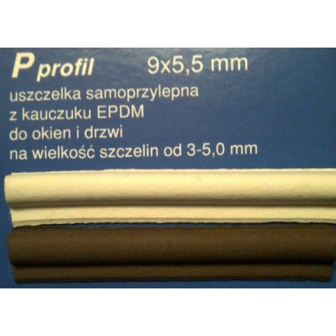 Uszczelka profilowana biała 6mm Uszczelka profilowana biała 6mm