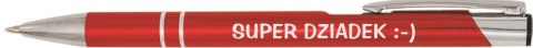 Długopis metalowy 12szt SUPER DZIADEK D74 Długopis metalowy 12szt SUPER DZIADEK D74