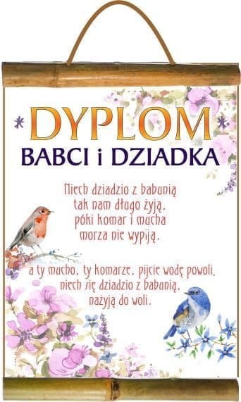 Dyplom Babci i Dziadka | D139 Dyplom Babci i Dziadka | D139