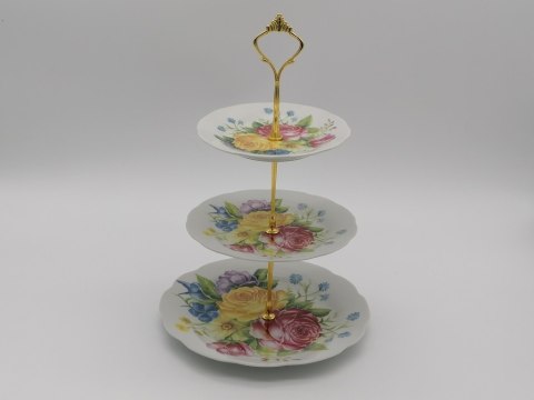 Patera ceramiczna 3-poziomowa śr. 22,5/17,5/15cm Patera ceramiczna 3-poziomowa śr. 22,5/17,5/15cm