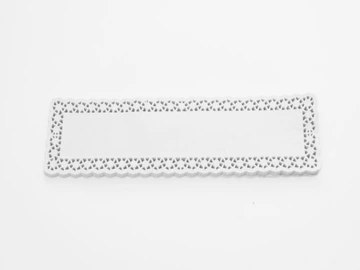 Serwetki ozdobne 36 x 10 cm prostokątne 100szt. białe 36-14 Serwetki ozdobne 36 x 10 cm prostokątne 100szt. białe 36-14