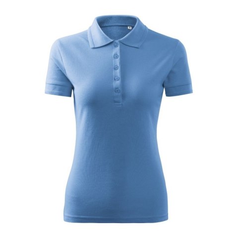 Koszulka polo damska Pique Polo Free (błękitny) Koszulka polo damska Pique Polo Free (błękitny)