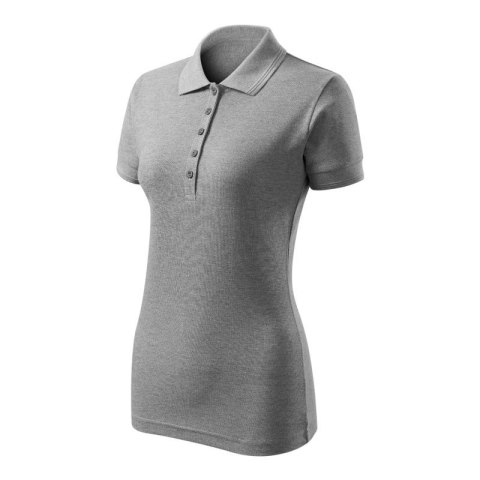 Koszulka polo damska Pique Polo Free (ciemnoszary melanż) Koszulka polo damska Pique Polo Free (ciemnoszary melanż)