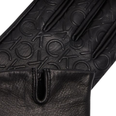 Rękawiczki Calvin Klein Re-lock Debossed Leather Gloves W K60K609975 Rękawiczki Calvin Klein Re-lock Debossed Leather Gloves W K60K609975