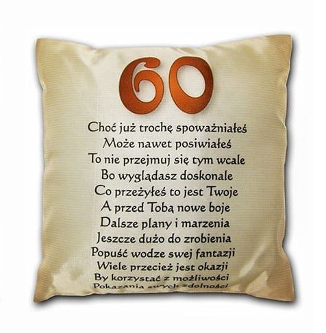 Poduszka Obywatelu! Jubilacie właśnie przekroczyłeś 60 | S7 Poduszka Obywatelu! Jubilacie właśnie przekroczyłeś 60 | S7