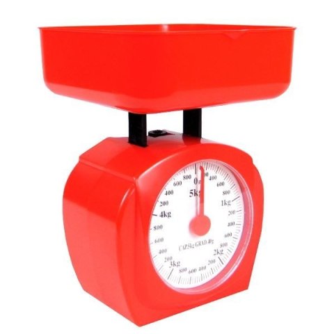 Waga kuchenna czerwona 5kg | WG205 Waga kuchenna czerwona 5kg | WG205
