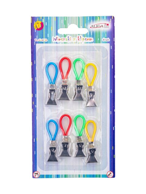 Wieszaki z klipsem 8szt. | PH-4840 Wieszaki z klipsem 8szt. | PH-4840