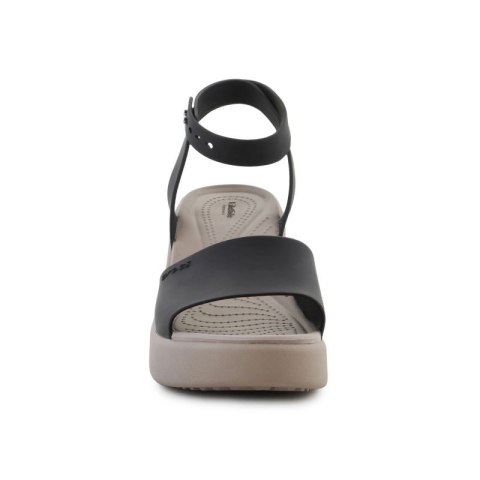 Sandały Crocs Brooklyn Ankle Strap Wedge W 209406-07H Sandały Crocs Brooklyn Ankle Strap Wedge W 209406-07H