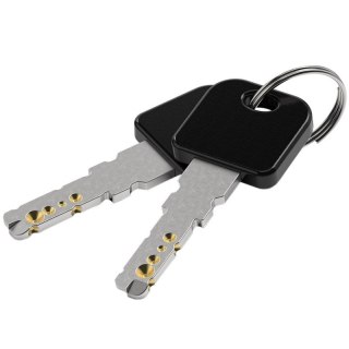 Zapięcie rowerowe Gerda pętla, korpus okrągły, Flex 650/12T OSFL006501206T2XP