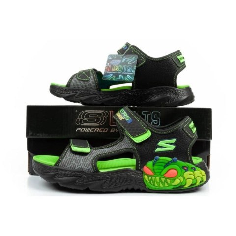Sandały Skechers Jr 400614L/BKLM Sandały Skechers Jr 400614L/BKLM