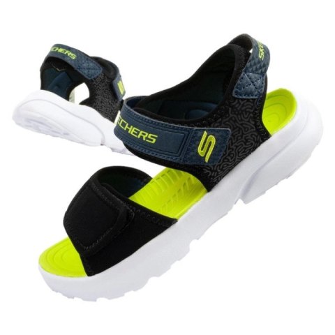 Sandały Skechers Jr 406512L/BKLM Sandały Skechers Jr 406512L/BKLM