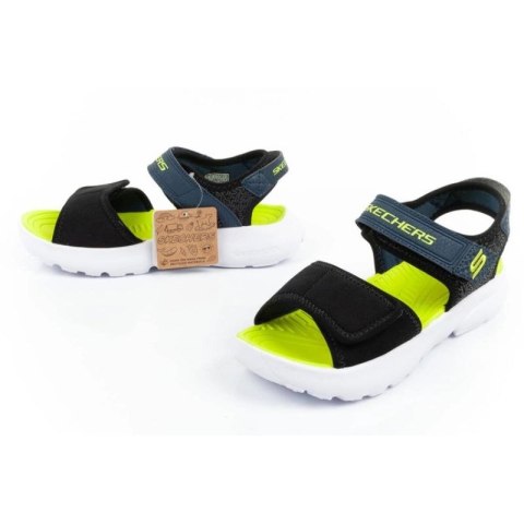 Sandały Skechers Jr 406512L/BKLM Sandały Skechers Jr 406512L/BKLM