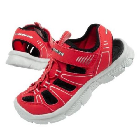 Sandały Skechers Relix Jr 406520L/RDBK Sandały Skechers Relix Jr 406520L/RDBK