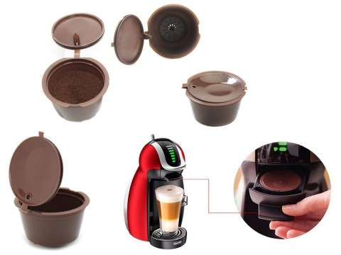 5 x kapsułki dolce gusto wielokrotnego użytku kawy 5 x kapsułki dolce gusto wielokrotnego użytku kawy