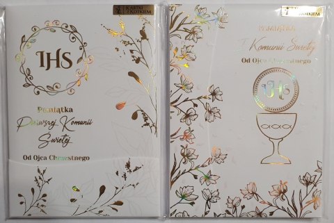 Album A5 Pamiątka Komunii Św. od Ojca Chrzestnego Album A5 Pamiątka Komunii Św. od Ojca Chrzestnego