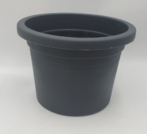 Doniczka 24cm ciemno szara BERTA Doniczka 24cm ciemno szara BERTA