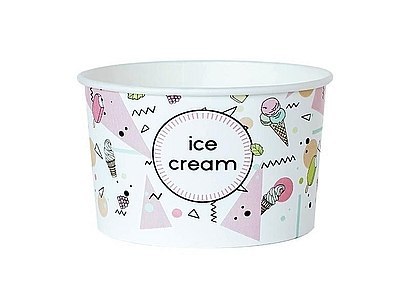Miski papierowe 360ml Ice Cream 25szt 11-33 Miski papierowe 360ml Ice Cream 25szt 11-33