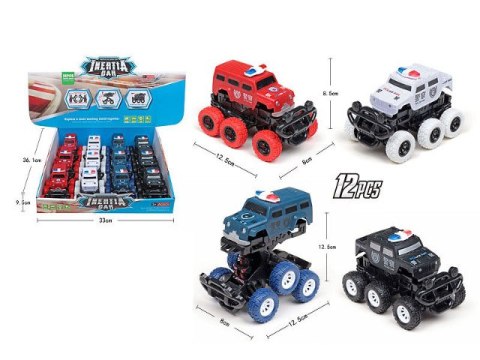 Samochód Jeep 6x6 wystrzeliwany 12,5cm 12szt. Samochód Jeep 6x6 wystrzeliwany 12,5cm 12szt.