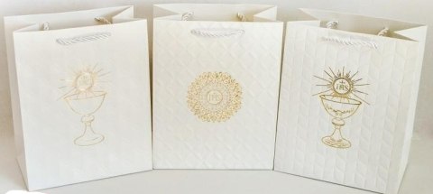 Torba papierowa 12szt 26x32cm KOMUNIA 7995 Torba papierowa 12szt 26x32cm KOMUNIA 7995