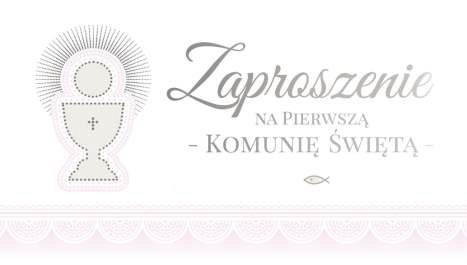 Zaproszenia 10szt KOMUNIA ŚWIĘTA ZK-55 Zaproszenia 10szt KOMUNIA ŚWIĘTA ZK-55