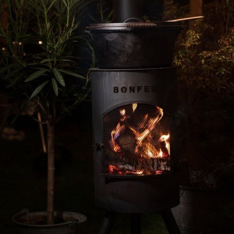 Kominek ogrodowy Bonfeu Bongiano Sp 3001 czarny Kominek ogrodowy Bonfeu Bongiano Sp 3001 czarny