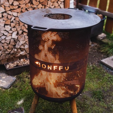 Palenisko ogrodowe Bonfeu kosz Bonves 45 czarne 4502 Palenisko ogrodowe Bonfeu kosz Bonves 45 czarne 4502