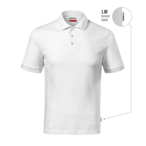 Koszulka polo męska Resist Heavy Polo (biały 00 (brand label)) Koszulka polo męska Resist Heavy Polo (biały 00 (brand label))