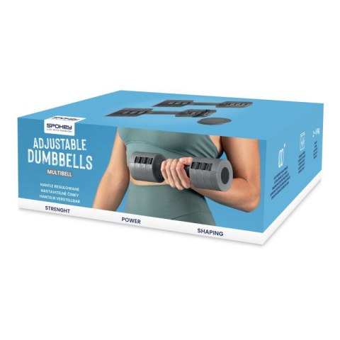 Hantle regulowane 2x 2,5 kg Spokey Multibell SPK-944195 Hantle regulowane 2x 2,5 kg Spokey Multibell SPK-944195