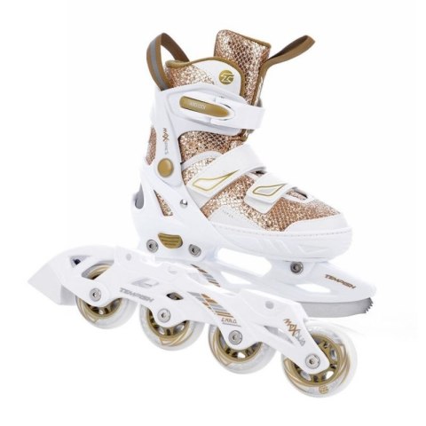 Łyżwy, rolki regulowane Tempish Enbo Duo Girl Gold Jr 13000008259 Łyżwy, rolki regulowane Tempish Enbo Duo Girl Gold Jr 13000008259