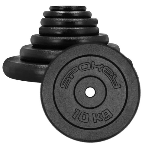 Obciążenie żeliwne 10kg Spokey Sinis H SPK-944485 Obciążenie żeliwne 10kg Spokey Sinis H SPK-944485