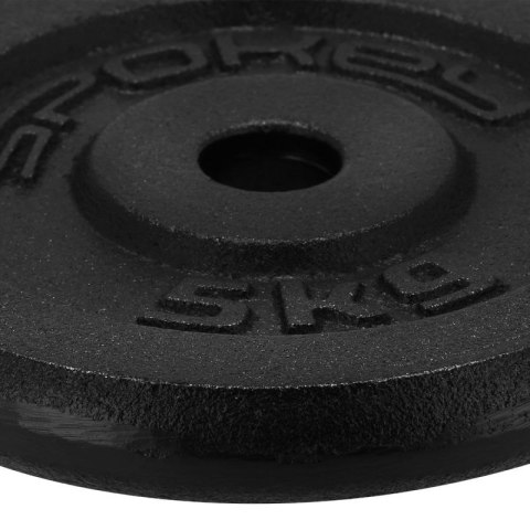Obciążenie żeliwne 5kg Spokey Sinis H SPK-944484 Obciążenie żeliwne 5kg Spokey Sinis H SPK-944484