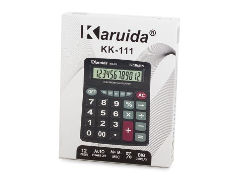 Kalkulator duże cyfry biurowy szkolny duży wygodny 01140 KK-111 Kalkulator duże cyfry biurowy szkolny duży wygodny 01140 KK-111