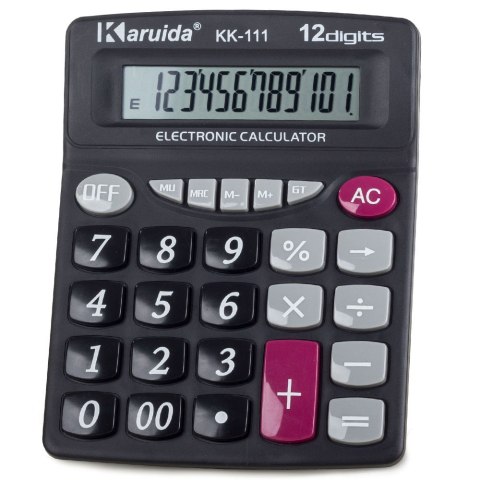 Kalkulator duże cyfry biurowy szkolny duży wygodny 01140 KK-111 Kalkulator duże cyfry biurowy szkolny duży wygodny 01140 KK-111