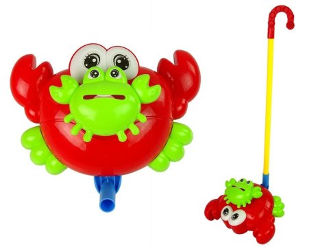 Pchacz na kiju krab czerwony z dźwiękiem 12075 Pchacz na kiju krab czerwony z dźwiękiem 12075