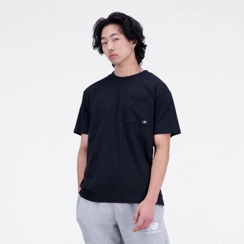 Koszulka New Balance t-shirt Essentials Reimagined Cott M MT31542BK Koszulka New Balance t-shirt Essentials Reimagined Cott M MT31542BK