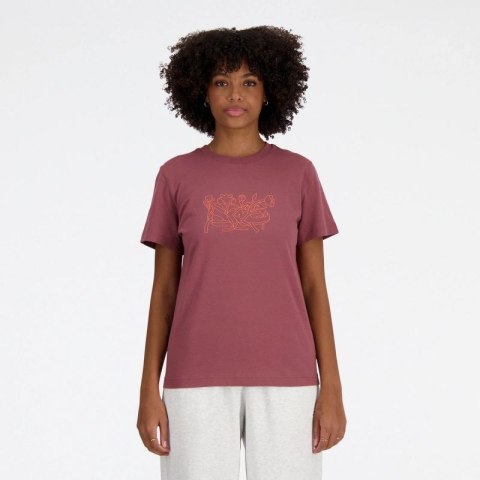 New Balance damska koszulka S/S FLORAL TEE WAD WT41912WAD New Balance damska koszulka S/S FLORAL TEE WAD WT41912WAD