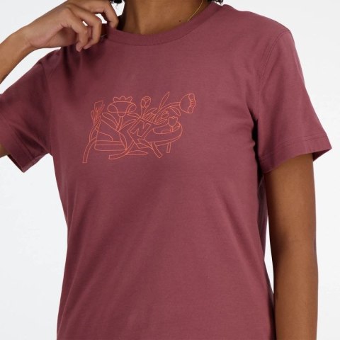 New Balance damska koszulka S/S FLORAL TEE WAD WT41912WAD New Balance damska koszulka S/S FLORAL TEE WAD WT41912WAD
