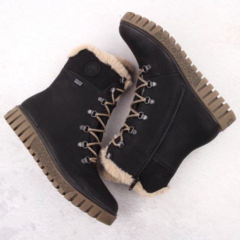 Botki z futerkiem Rieker W Y3424-00 RKR745 Botki z futerkiem Rieker W Y3424-00 RKR745