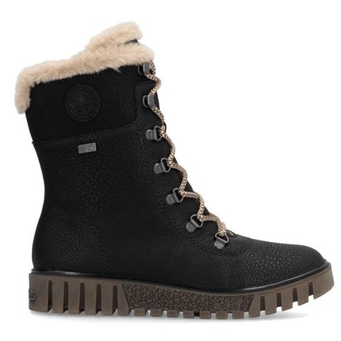 Botki z futerkiem Rieker W Y3424-00 RKR745 Botki z futerkiem Rieker W Y3424-00 RKR745