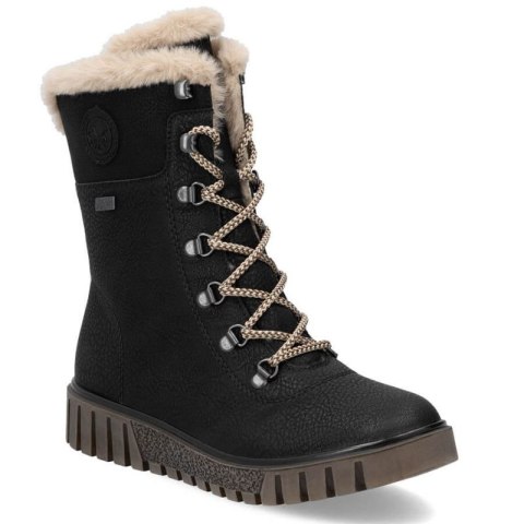 Botki z futerkiem Rieker W Y3424-00 RKR745 Botki z futerkiem Rieker W Y3424-00 RKR745