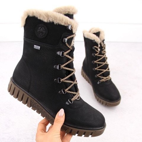 Botki z futerkiem Rieker W Y3424-00 RKR745 Botki z futerkiem Rieker W Y3424-00 RKR745