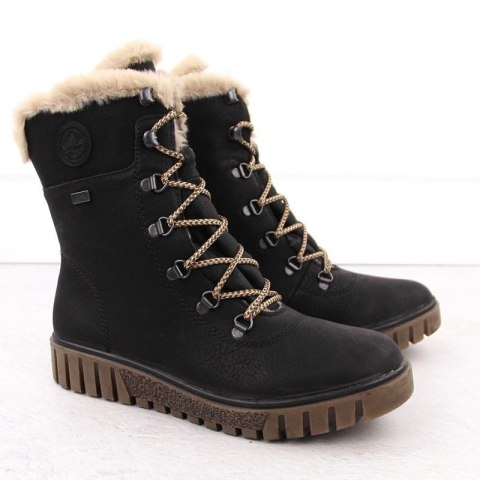 Botki z futerkiem Rieker W Y3424-00 RKR745 Botki z futerkiem Rieker W Y3424-00 RKR745