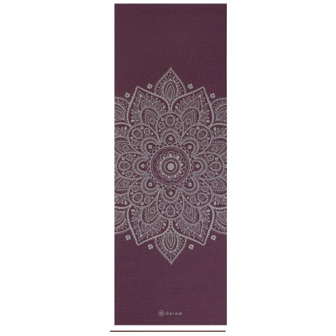 Mata do Jogi Gaiam Midnight Plum Sundial Flower 5mm 65734 Mata do Jogi Gaiam Midnight Plum Sundial Flower 5mm 65734