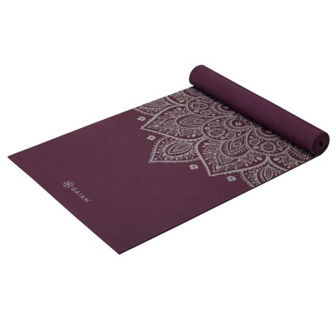 Mata do Jogi Gaiam Midnight Plum Sundial Flower 5mm 65734 Mata do Jogi Gaiam Midnight Plum Sundial Flower 5mm 65734
