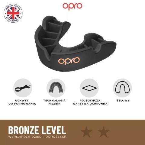 Ochraniacz szczęki Opro UFC Bronze GEN2 1234_stm czarny Ochraniacz szczęki Opro UFC Bronze GEN2 1234_stm czarny