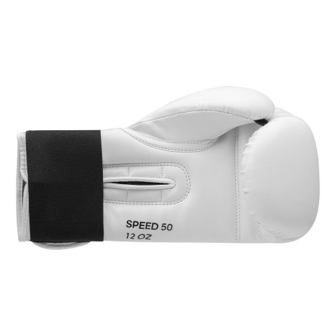 Rękawice bokserskie Adidas SPEED 50 biało złote Rękawice bokserskie Adidas SPEED 50 biało złote