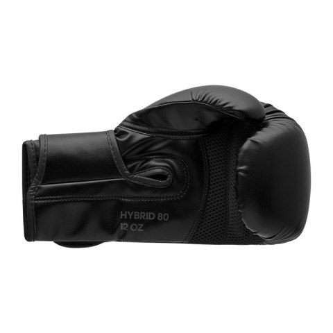Rękawice bokserskie adidas Hybrid 80 czarne Rękawice bokserskie adidas Hybrid 80 czarne