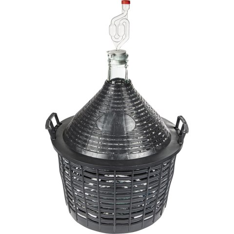 Balon do wina 20l w koszu plastikowym | 644020 Balon do wina 20l w koszu plastikowym | 644020